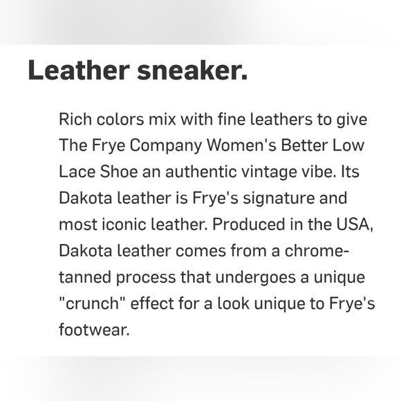 Frye Betty Low Lace Leather Sneakers Olive Size 6.5 Like New - Picture 10 of 11